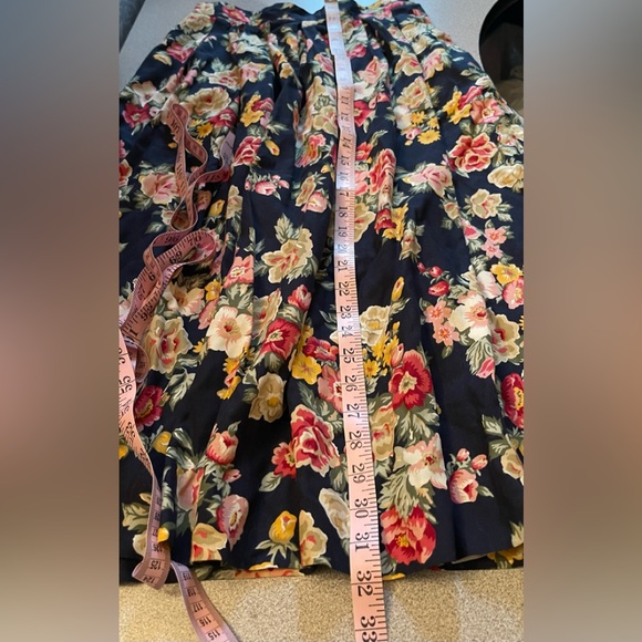 Vintage Susan Bristol Floral Rayon Skirt Size 10 - Picture 13 of 13